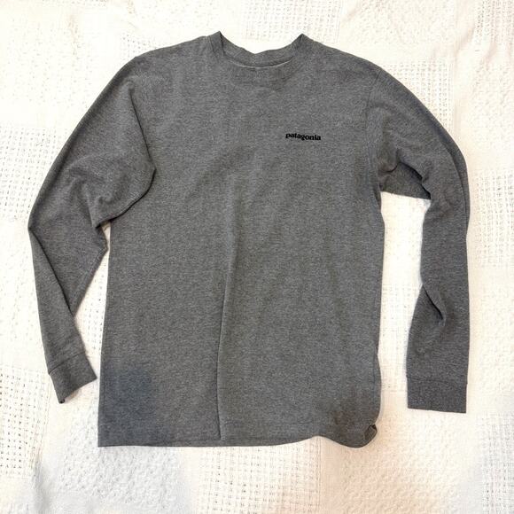 Patagonia small long sleeve P-6 Logo Responsibili-Tee t shirt TLS2 2872 - Picture 6 of 7